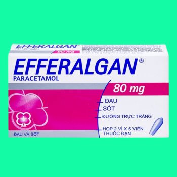 Viên đặt Efferalgan 80mg
