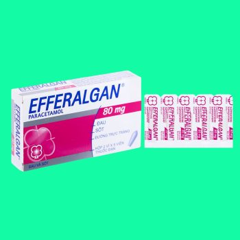 Viên đặt Efferalgan 80mg