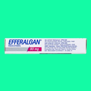 Viên đặt Efferalgan 80mg