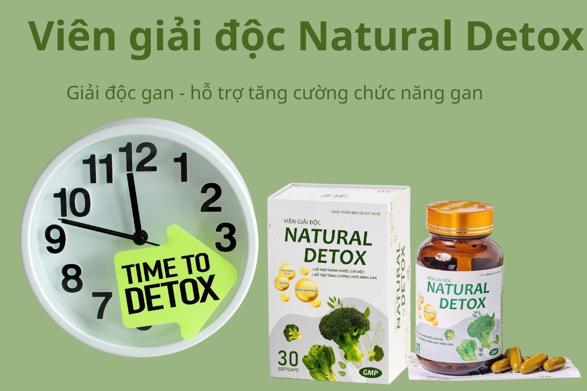 Viên giải độc Natural Detox 9 Viên giải độc Natural Detox