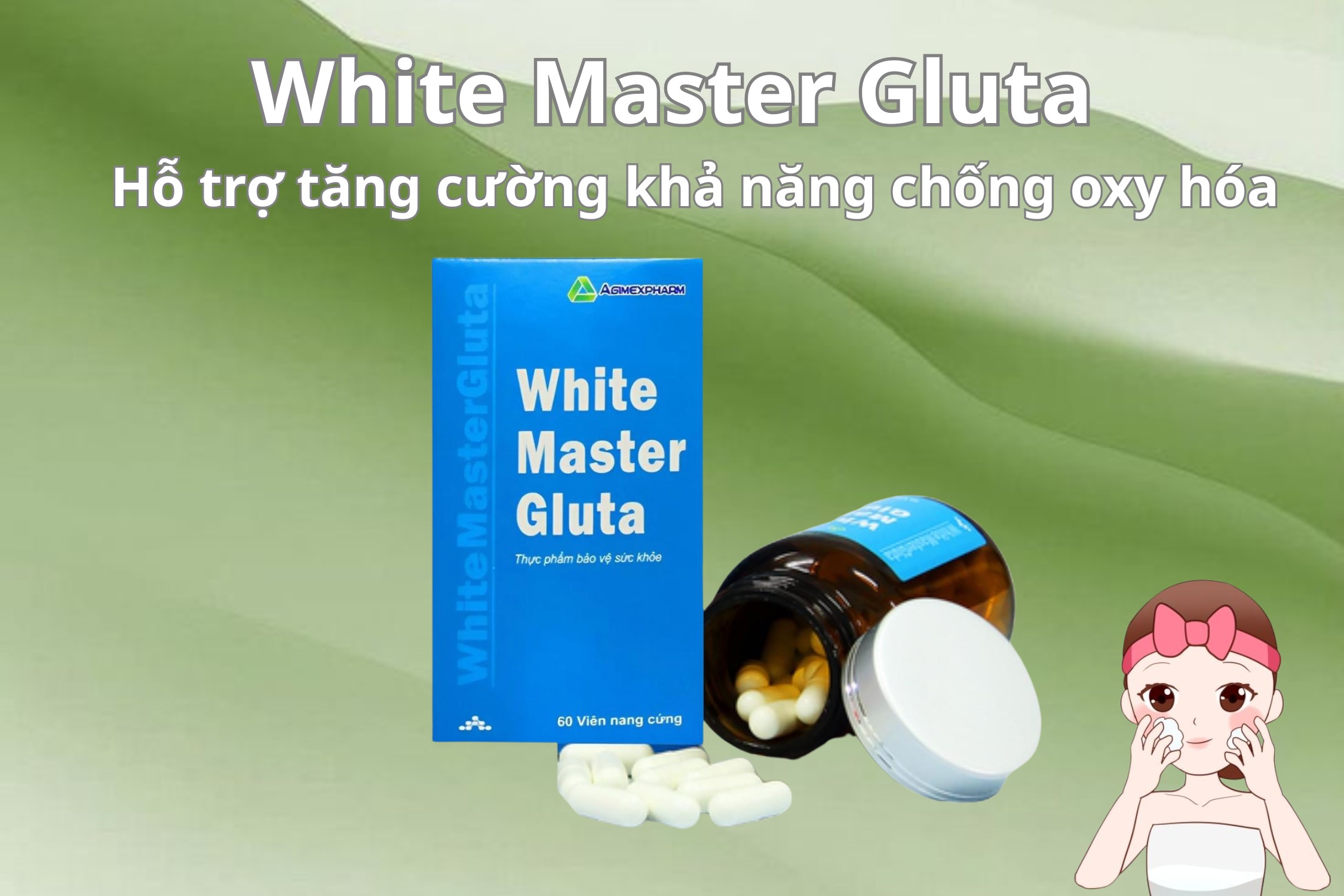 White Master Gluta tăng cường khả năng chống oxy hóa