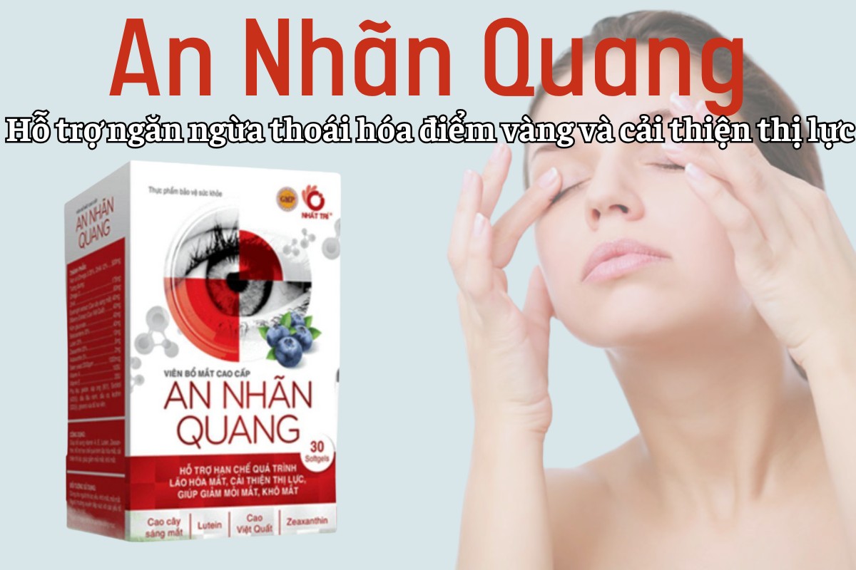 An Nhãn Quang hỗ trợ cải thiện thị lực