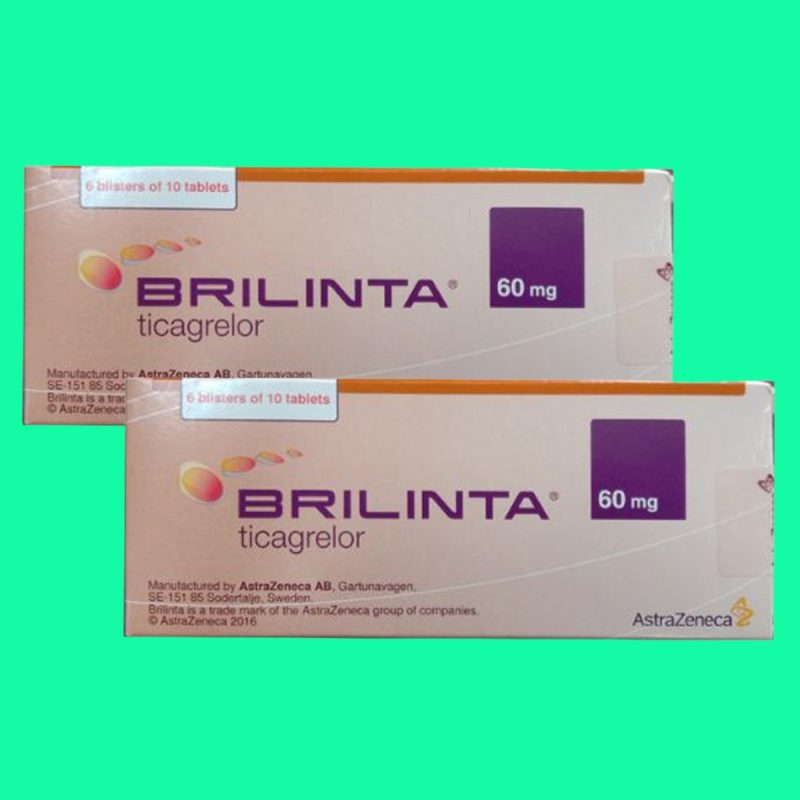 Brilinta 60mg phòng ngừa biến cố huyết khối do xơ vữa động mạch