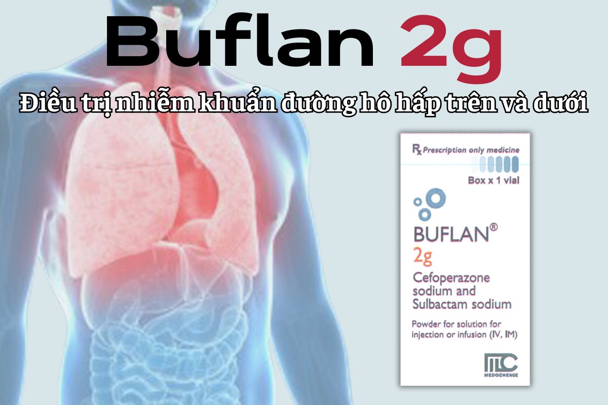 Buflan 2g 6 Buflan 2g điều trị nhiễm khuẩn