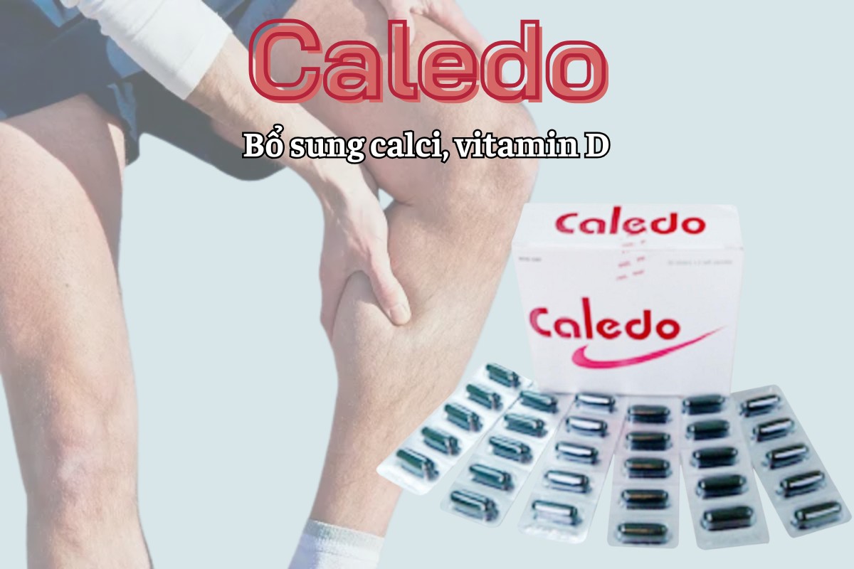 Caledo 7 Caledo bổ sung calci và vitamin D