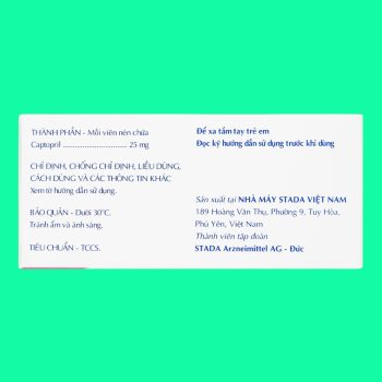 Captopril Stada 25mg