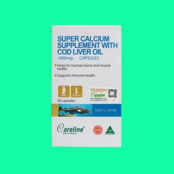 Careline Super Calcium Supplement With Cod Liver Oil