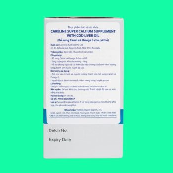 Careline Super Calcium Supplement With Cod Liver Oil