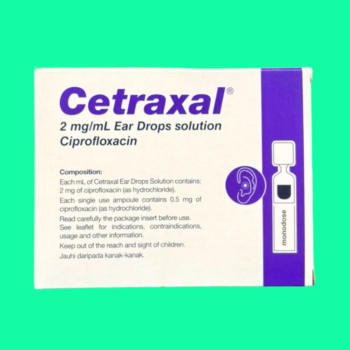 Nhỏ tai Cetraxal 2mg/ml