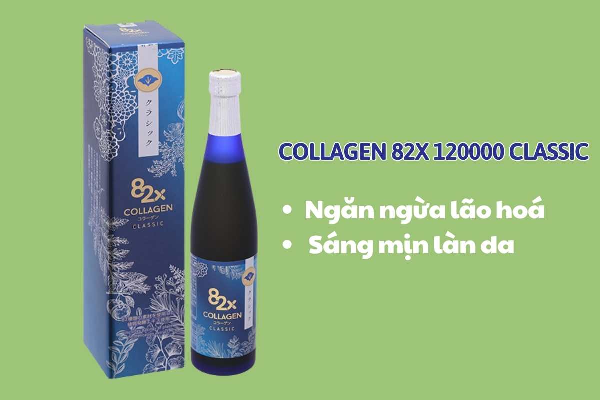 Collagen 82X 120000 Classic 9 Collagen 82X 120000 Classic ngăn ngừa lão hóa