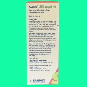 Curam 250mg/5ml