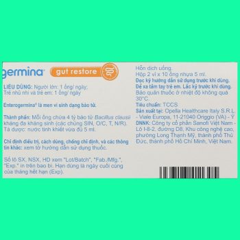 Enterogermina 4 tỷ/5ml