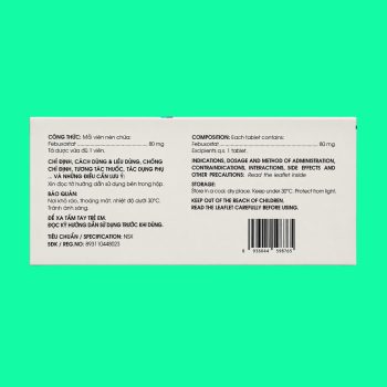 Febuxostat-5a Farma 80mg