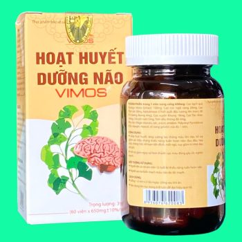 Hoạt huyết dưỡng não Vimos có tác dụng hỗ trợ cải thiện tuần hoàn máu, đặc biệt là lưu lượng máu lên não