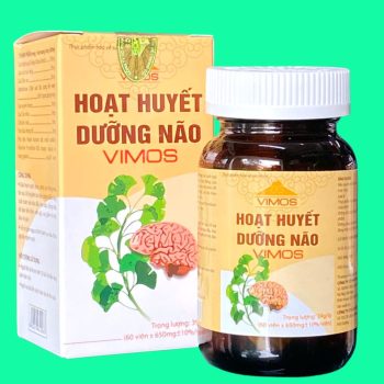 Hoạt huyết dưỡng não Vimos có tác dụng hỗ trợ cải thiện tuần hoàn máu, đặc biệt là lưu lượng máu lên não