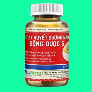Hoạt Huyết Dưỡng Não Đông Dược 5 có tác dụng hỗ trợ tăng cường tuần hoàn máu lên não, thúc đẩy quá trình lưu thông máu toàn cơ thể