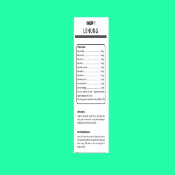 Khớp 1 LEHUNG