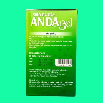 Siro dạ dày An Dạ gel