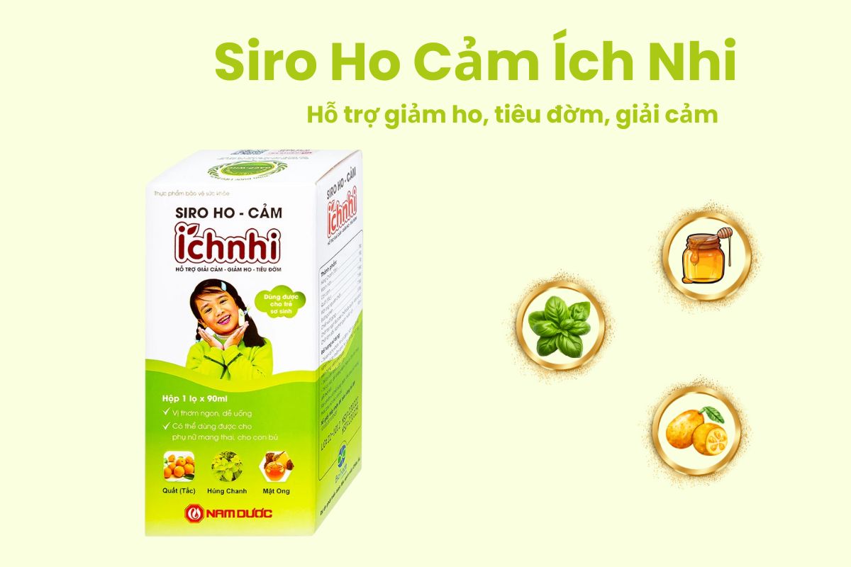 Siro Ho Cảm Ích Nhi 10 Siro Ho Cảm Ích Nhi