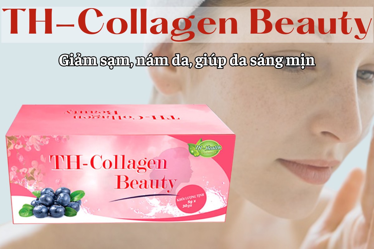 TH-Collagen Beauty 8 TH-Collagen Beauty giảm sạm, nám da, giúp da sáng mịn