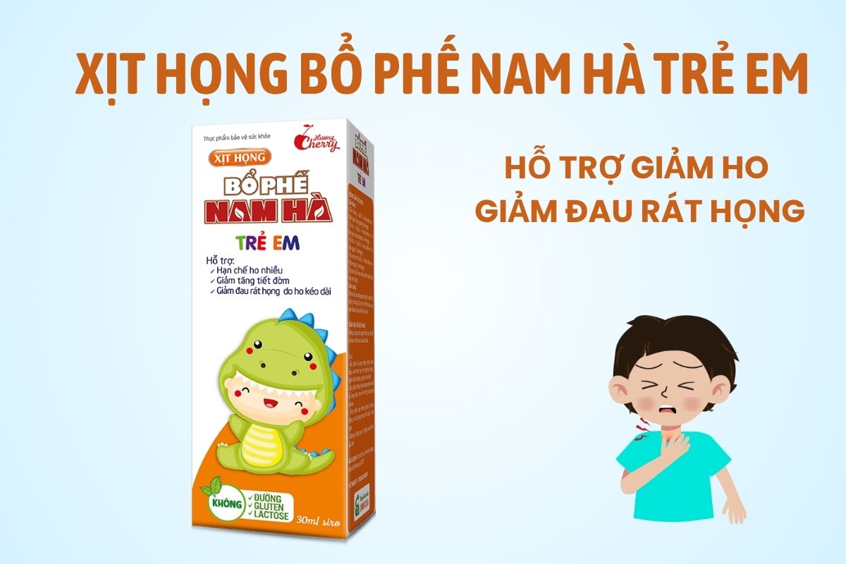 Xịt Họng Bổ Phế Nam Hà Trẻ Em