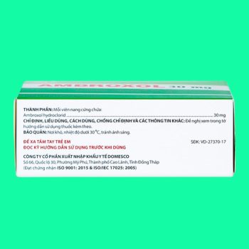 Ambroxol 30mg Domesco