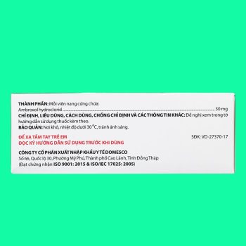 Ambroxol 30mg Domesco