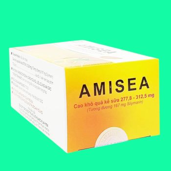 Thuốc Amisea 167mg Mediplantex có tác dụng hỗ trợ điều trị viêm gan mạn, xơ gan