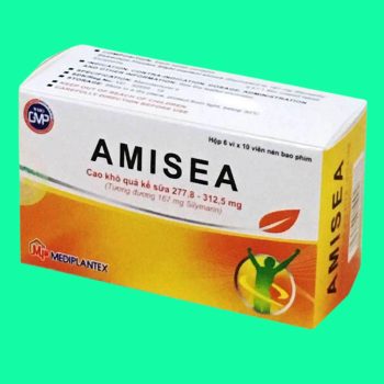 Thuốc Amisea 167mg Mediplantex có tác dụng hỗ trợ điều trị viêm gan mạn, xơ gan