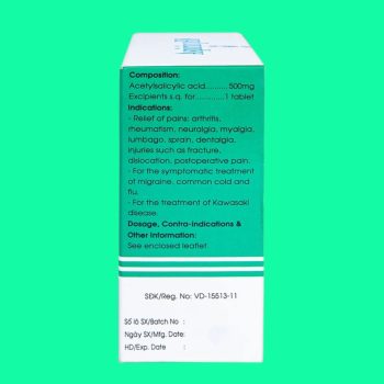 Aspirin pH8 Mekophar