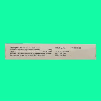 Atorvastatin 10mg TV.Pharm