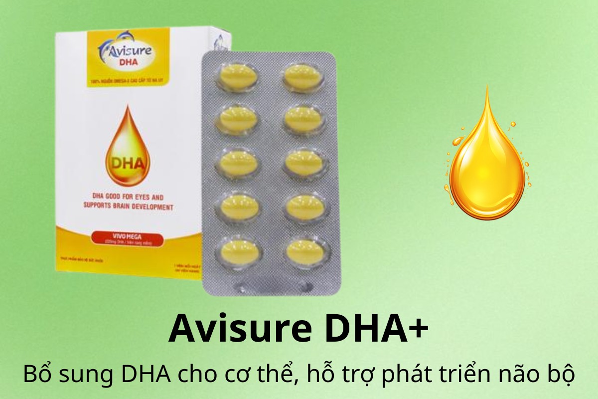 Avisure DHA bổ sung DHA cho cơ thể và phát triển não bộ