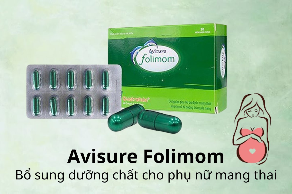 Avisure Folimom bổ sung dinh dưỡng cho phụ nữ mang thai