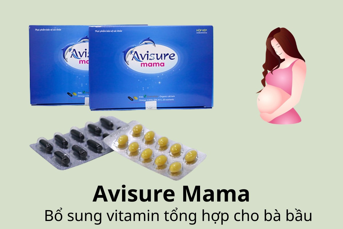 Avisure Mama bổ sung vitamin tổng hợp cho bà bầu