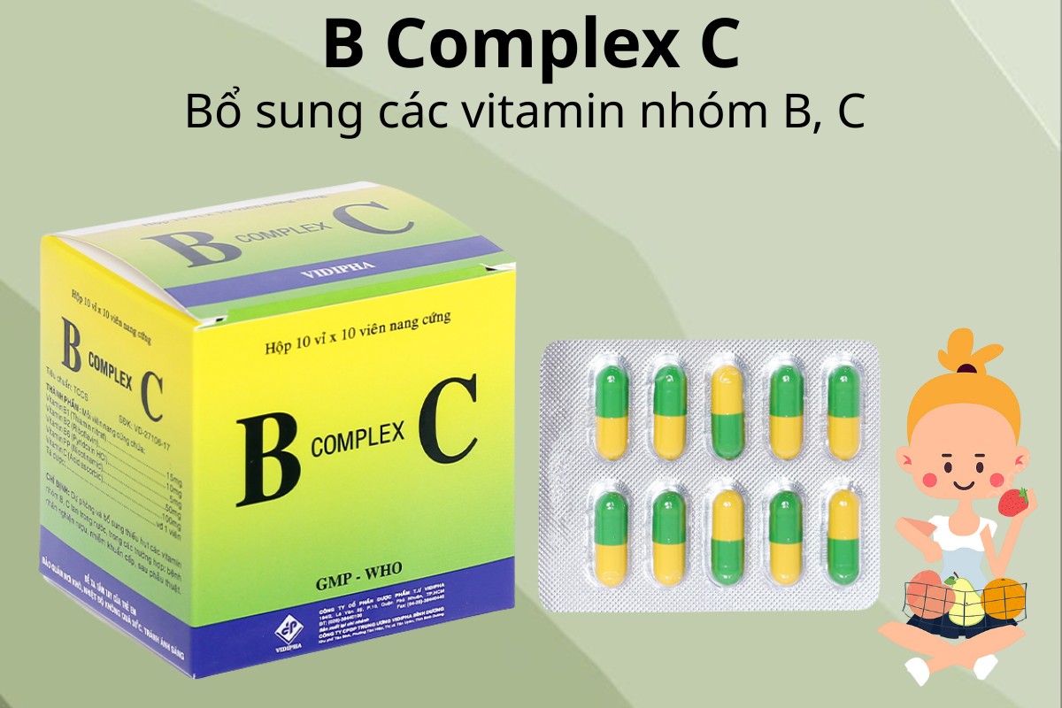B Complex C bổ sung vitamin nhóm B và C