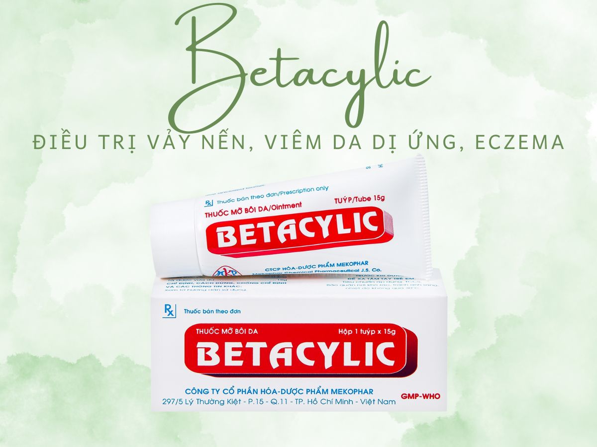 Betacylic 14 Betacylic điều trị vảy nến, viêm da dị ứng, eczema