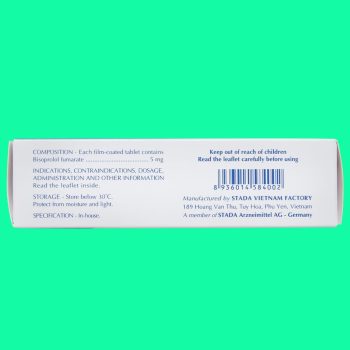 Bisoprolol Stada 5mg