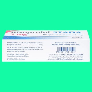 Bisoprolol Stada 5mg