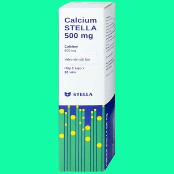 Viên sủi Calcium Stella 500mg có tác dụng phòng và điều trị thiếu hụt calci