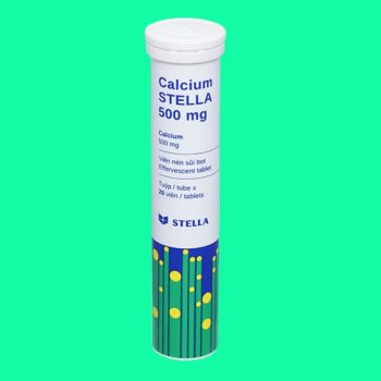 Viên sủi Calcium Stella 500mg có tác dụng phòng và điều trị thiếu hụt calci