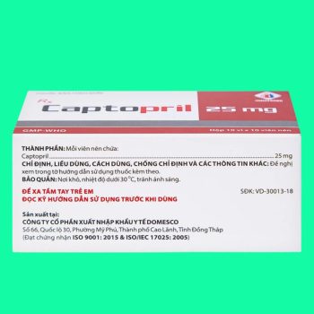Captopril 25mg Domesco