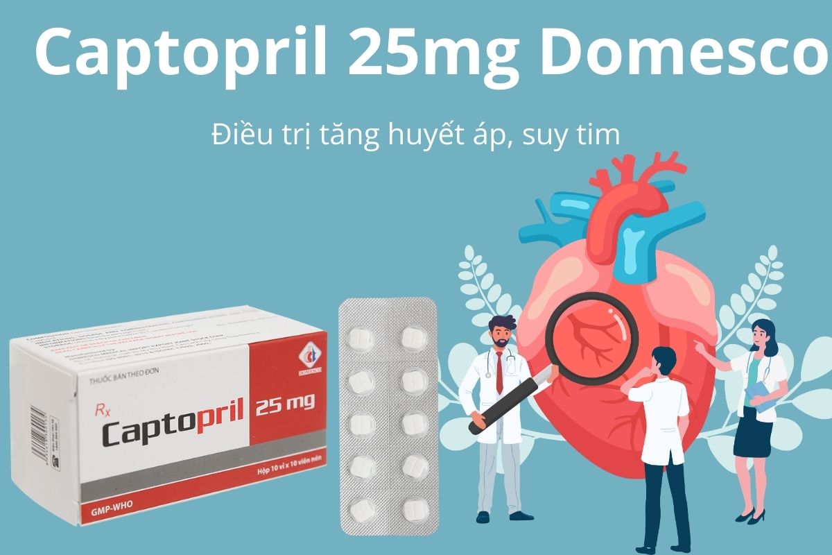 Captopril 25mg Domesco