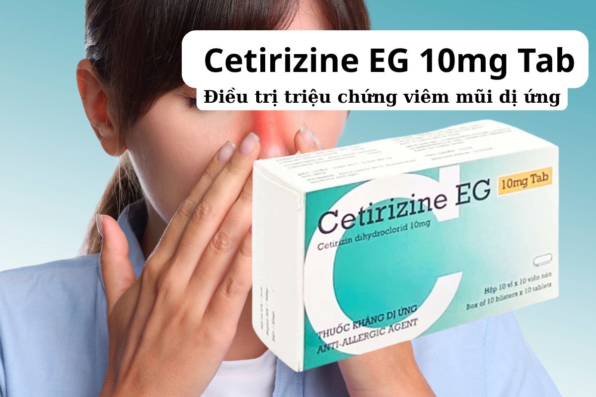  Cetirizine EG 10mg Tab