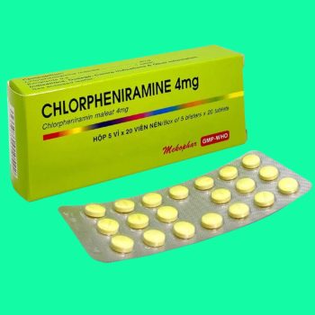Thuốc Chlorpheniramine 4mg Mekophar có tác dụng điều trị viêm mũi dị ứng