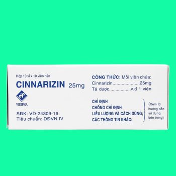 Cinnarizin 25mg Vidipha