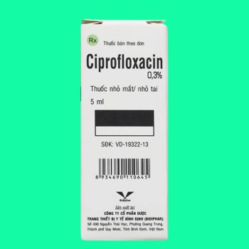 Ciprofloxacin 0.3% Bidiphar