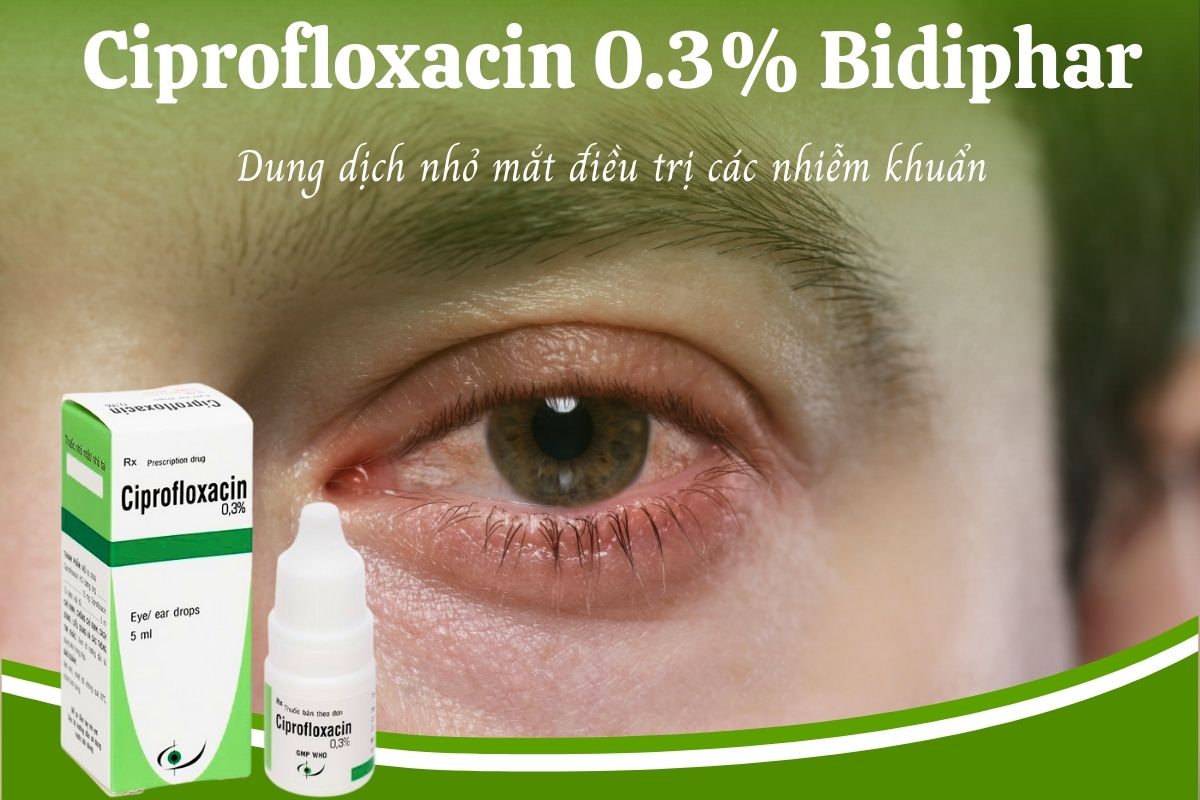 Ciprofloxacin 0.3% Bidiphar