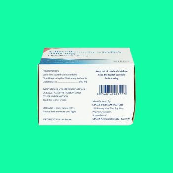 Ciprofloxacin Stada 500mg