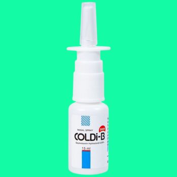 Thuốc xịt mũi Coldi-B có tác dụng giúp giảm ngạt mũi tạm thời