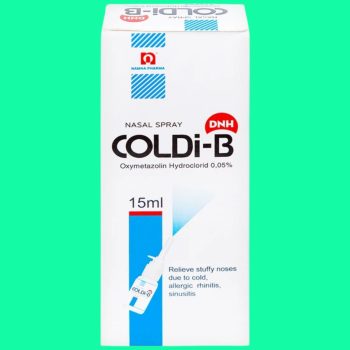 Thuốc xịt mũi Coldi-B có tác dụng giúp giảm ngạt mũi tạm thời